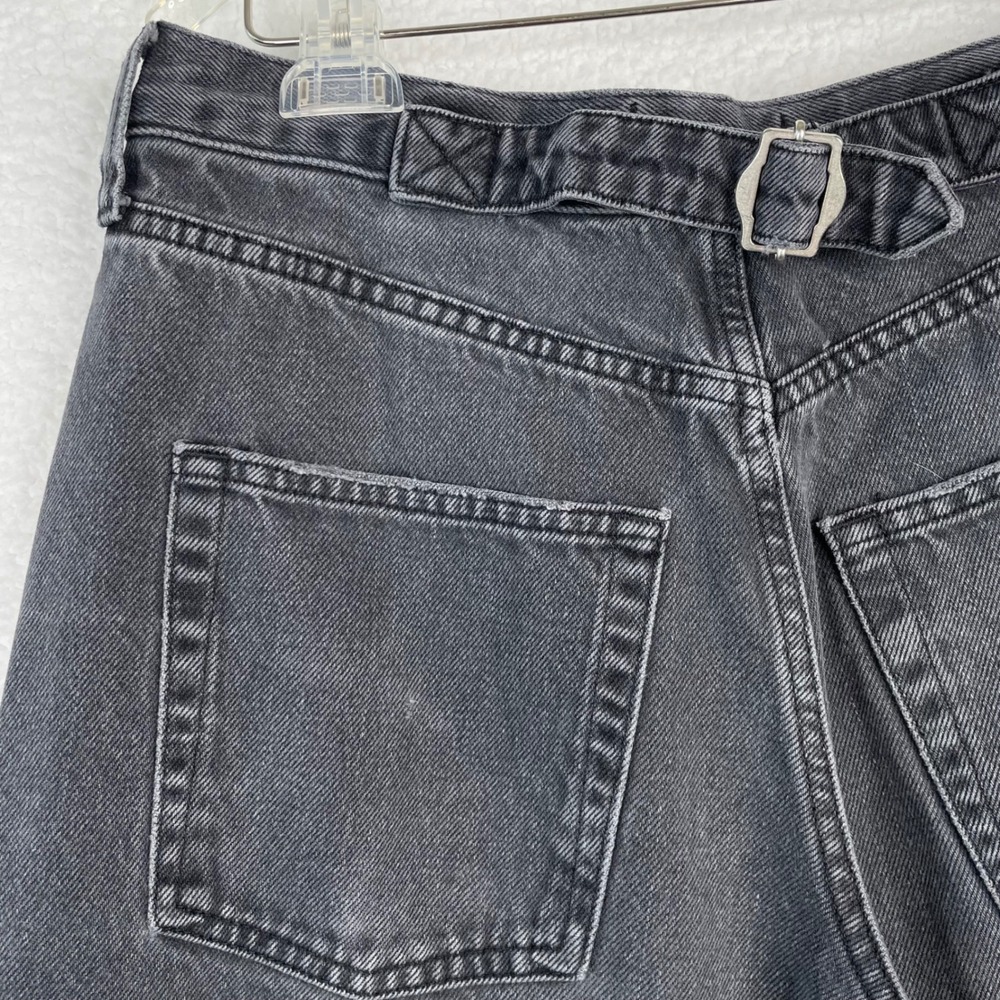 BDG Urban Outfitters Baggy Barrel Wide Leg Jeans Washed Black 28W High‎ Rise - Picture 8 of 14